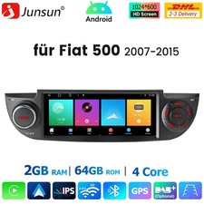 Für Fiat 500 2007-2015 Autoradio Carplay Android15 GPS Navi Wifi BT