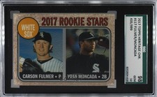 2017 Heritage Rookie Stars Chrome /999 Carson Fulmer Yoan Moncada SGC 10 GEM j0u