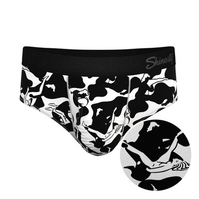 Shinesty Cowmasutra Naughty Abstract Ball Hammock  Pouch Briefs