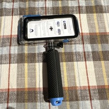 ProShot Waterproof Camera Case w/ Floating Hand Grip, Clear/Blue