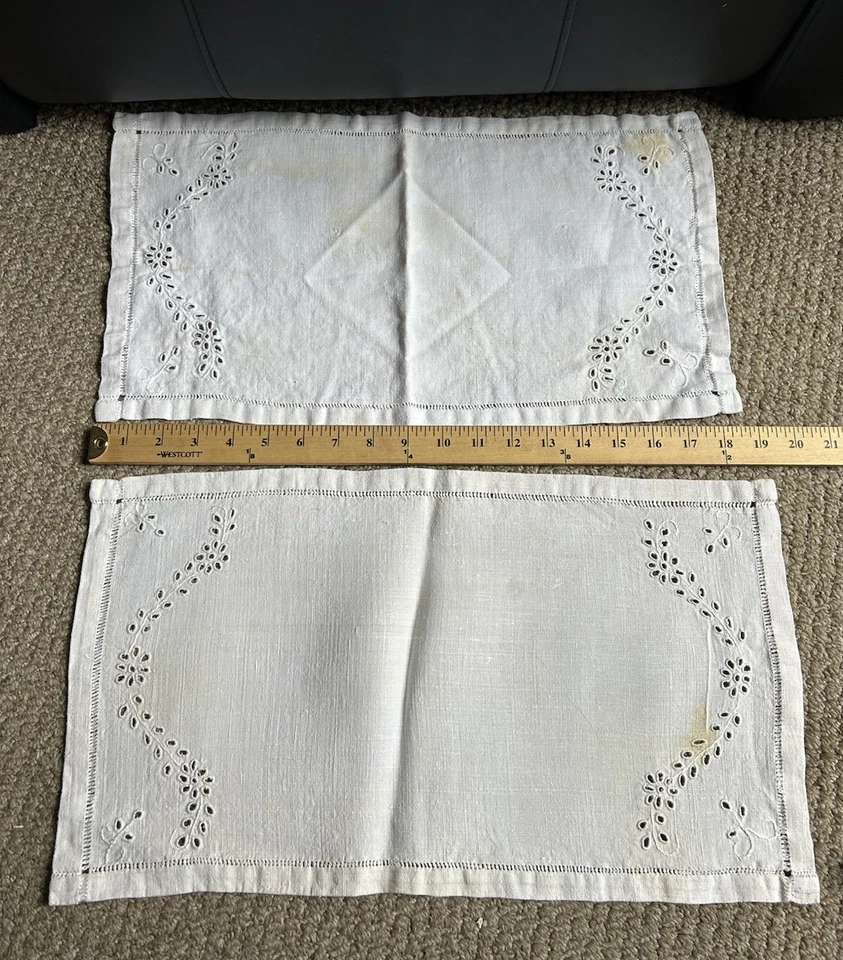 Vintage 2 handgefertigte Tischsets