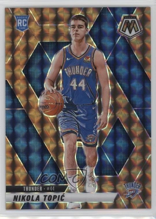 2024-25 Panini Mosaic Rookies Bronze Prizm /75 Nikola Topic #242 Rookie RC