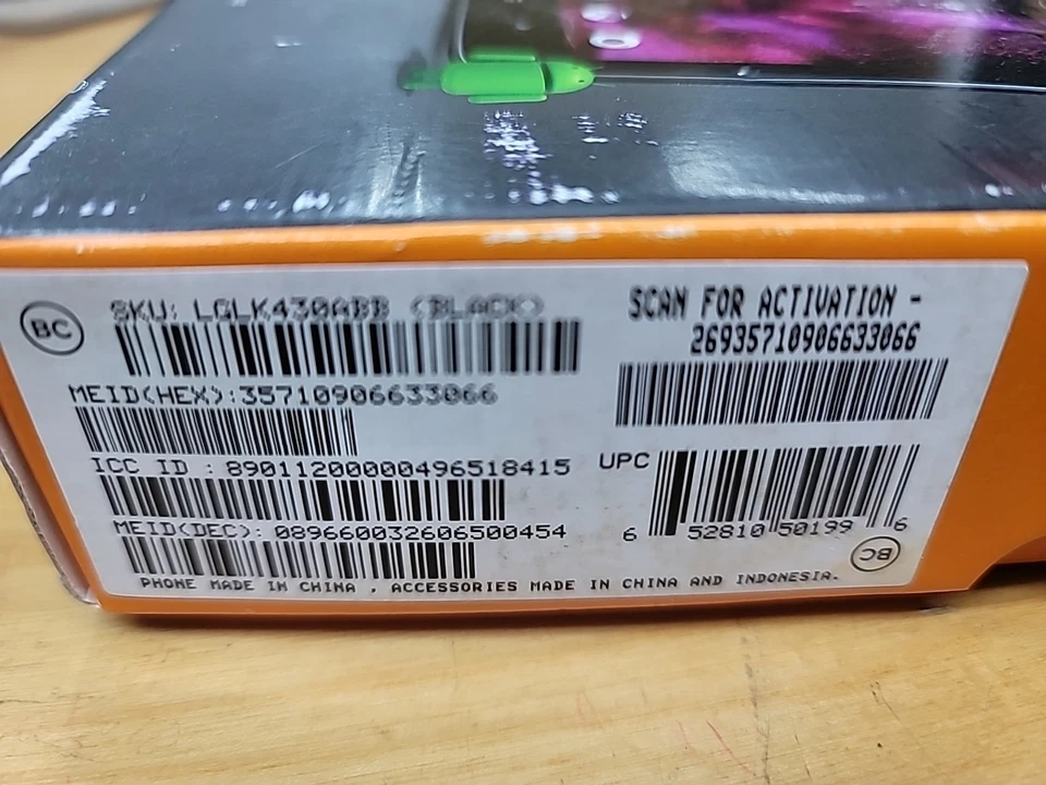 LG G Pad F 7.0 LG-LK430 8GB Black Boost Mobile New  - Image 2 of 3