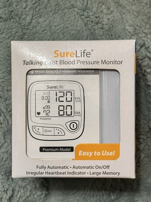 #ad #ad New SureLife Premium Talking Wrist Blood Pressure Monitor 860212 Automatic $8.00