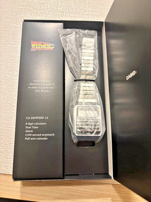 CASIO CA-500WEBF-1AJR Back to the Future Collaboration Digital