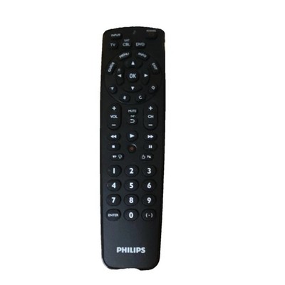 Philips Wireless Infrared Remote Control Black for TV Video Devices