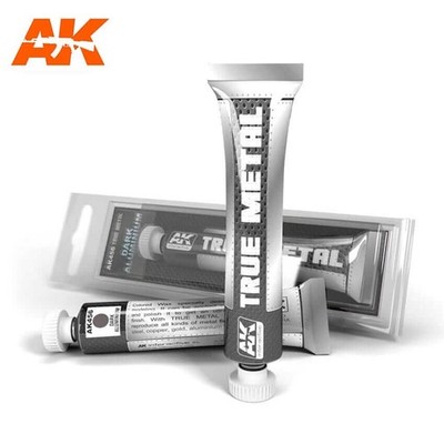 AK Interactive True Metal Dark Aluminum Paint AK456