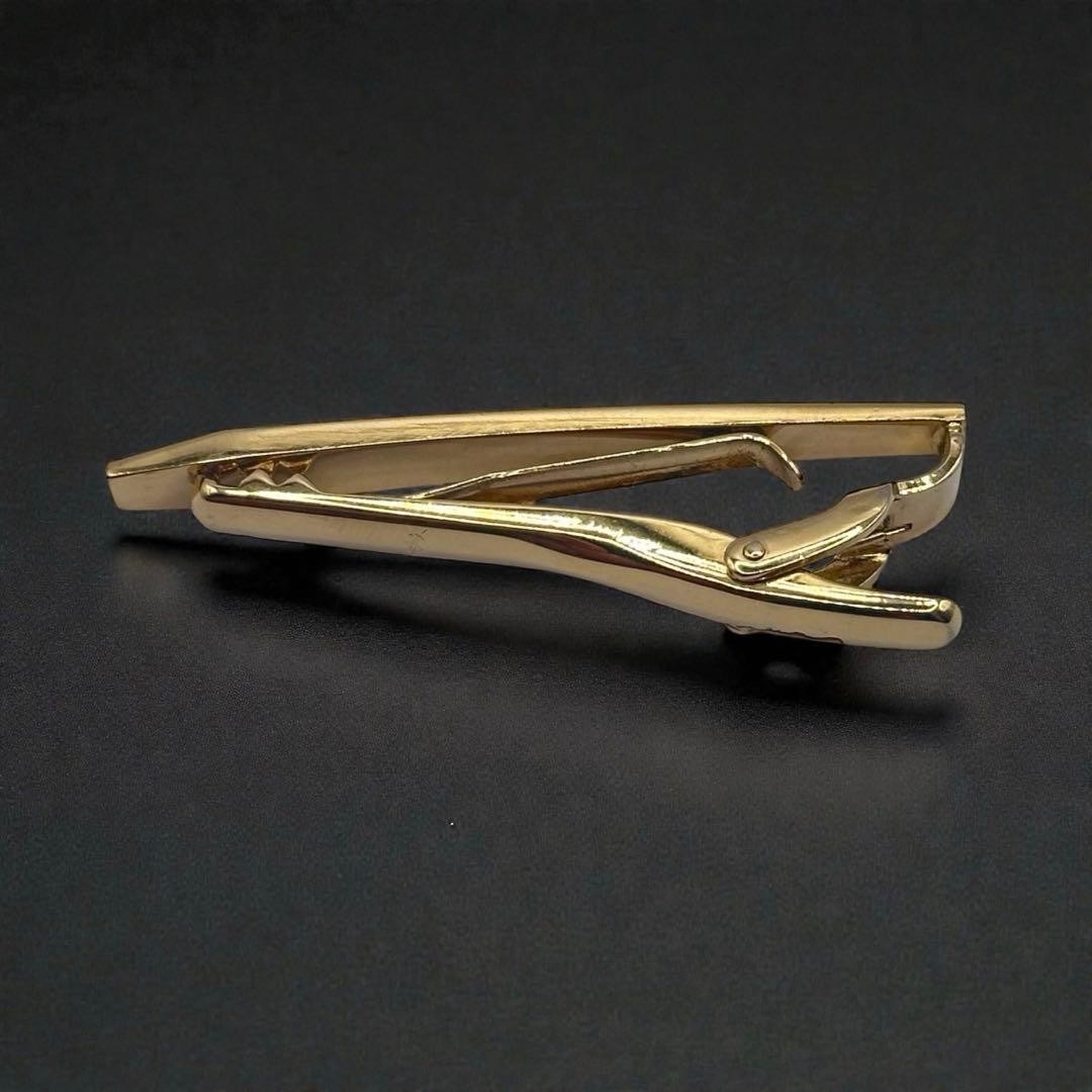Yves Saint Laurent Gold Silver Tie Pin Excellent Condition thumbnail 3
