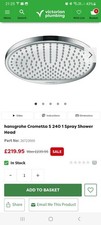 Hansgrohe Crometta S 240 1 Spray Shower Head 26723000