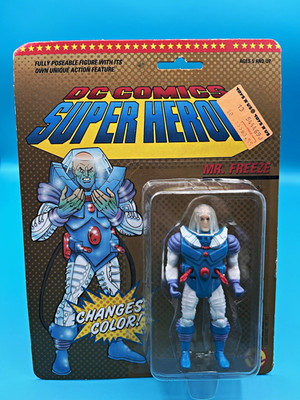 Toy Biz DC Comics Super Heroes: Mr. Freeze Action Figure w/ Color Change 1989