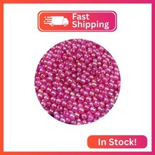 1000 Pcs 6mm Acrylic Round Beads AB Colors Round Spacer Beads for Earring Bracel