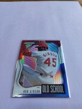 2021 Prizm Old School Bob Gibson St St. Louis Cardinals #OS-3 Red White Blue