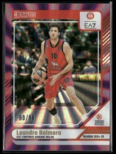 2024-25 Donruss EuroLeague #89 Leandro Bolmaro Purple Laser #/99