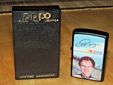 1996 Nascar MORGAN SHEPHERD Citgo Sponsor Zippo Lighter w/ Case