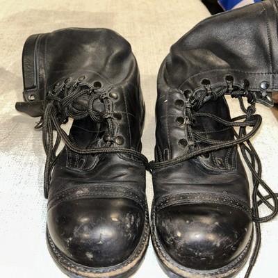 Corcoran Vintage Black Lace Up Jump Boots Mens 11