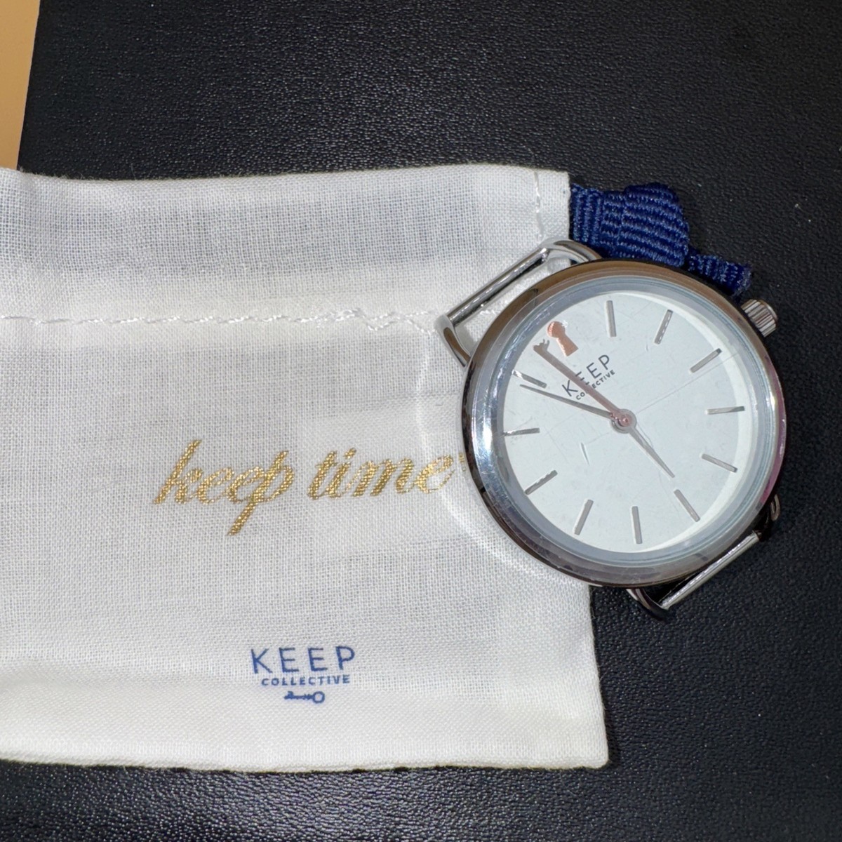 KEEP Collective Silver Round Timekey WATCH New in Box With  display picture 1