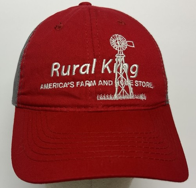 #ad #ad Red Rural King Farm And Home Store Adjustable Baseball Cap Trucker Ranch Hat $18.18