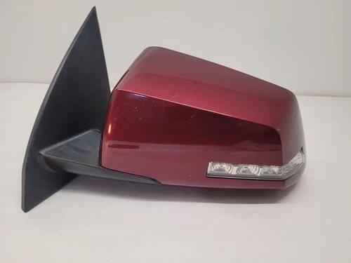 07-08 15-17 GMC ACADIA LH Driver Side View Mirror VIN J 11th Digit Limited Red
