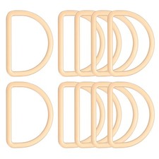 Metal D Ring Heavy Duty Welded D Rings Metal Buckle 1-3/8" Matte Gold 10Pcs