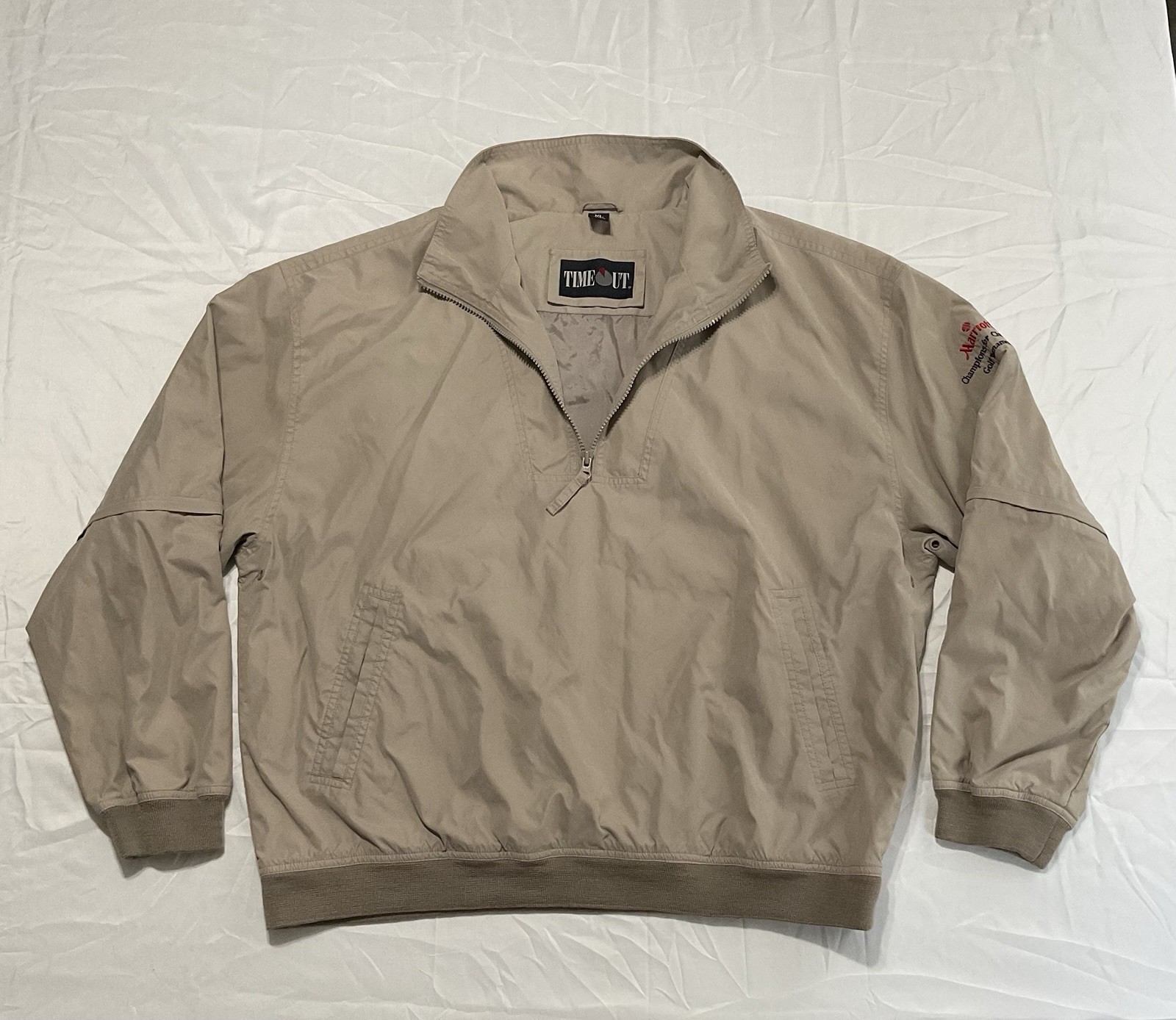 Vintage Timeout 1/4 Zip Pullover Windbreaker Jack… - image 1