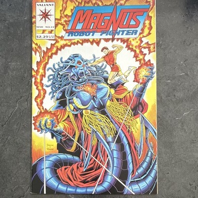 Valiant Magnus Robot Fighter #22 (Mar) John Ostrander Brock/Reese Cover $2.25