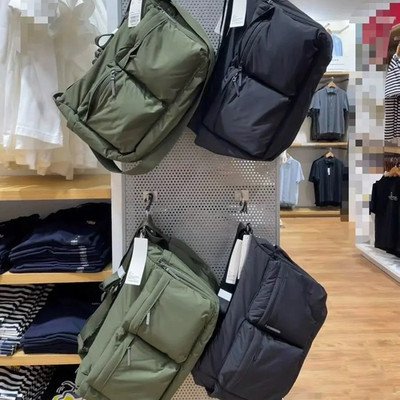 UNIQLO Casual Multi-pocket Messenger Bag Men Women Shoulder Bag Travel Sport Bag