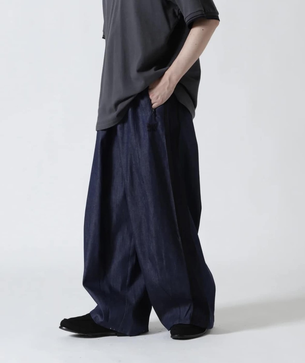 NEEDLES BEAVER H.D DENIM Indigo Track Pant | eBay