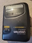 Vintage Sony Casette Walkman WM-FX303 FM/AM And Headphones Parts Or Repair