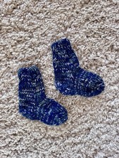 Strick Baby-Socken / Schuhe für 3-6 Monate Neu selbstgestrickt Tolles Geschenk