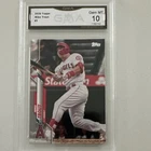 Topps 2020 Mike Trout #1 GMA Gem MT 10 Los Angeles Angels Baseball Card