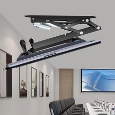 Electric Ceiling TV Mount - Flip Down Pitched Roof Mount, 0-85 Tilt, Motorize...
