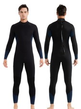 Mens Womens Wetsuit 5/4mm Neoprene Scuba Diving Long Sleeve Back Zipper Therm...