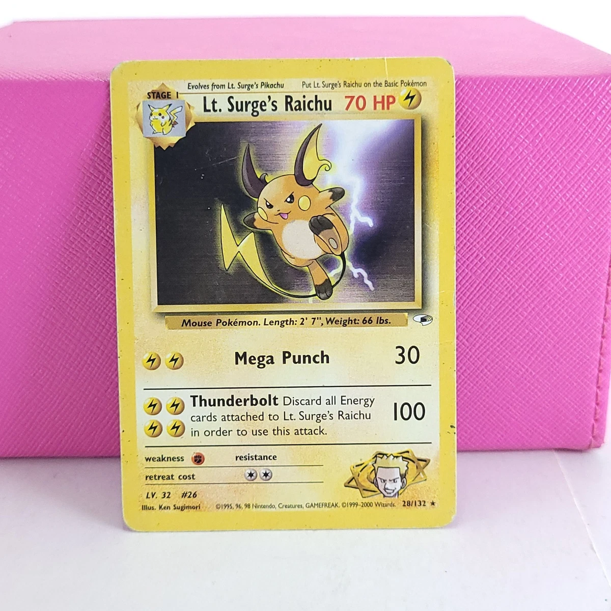 Lt. Surge's Raichu Pokémon TCG Cards for sale | eBay