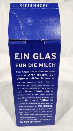 Ritzenhoff Milk Glass, 1996, K. Grcic. Original Box And Inserts. - Picture 4 of 12