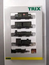 Trix H.O. #23375 5 Freight Car Set Original Box C-10