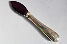 L68-COLTELLO/PUNTA FORMAGGIO-ARGENTO 800 STILE INGLESE -TAVOLA POSATA RICETTA