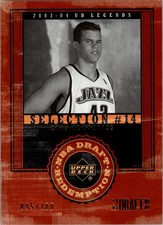 2003-04 Upper Deck Legends Throwback #149 Kris Humphries /100 BSK