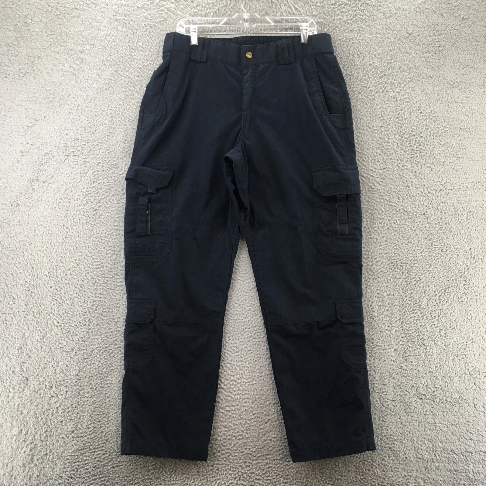 5.11 Tactical Cargo Pants Mens 36x32 (Actual 34x31) Blue Zip Fly Mid Rise