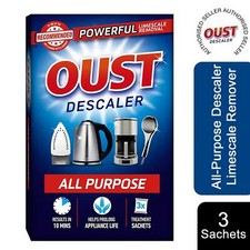 Oust All-Purpose Descaler Limescale Remover, 3 Sachets, 1pk or 3pk