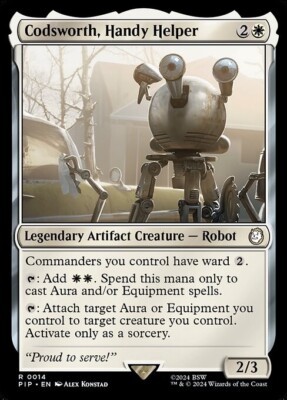 *MtG: CODSWORTH, HANDY HELPER - Commander Fallout Rare - magicman-europe*