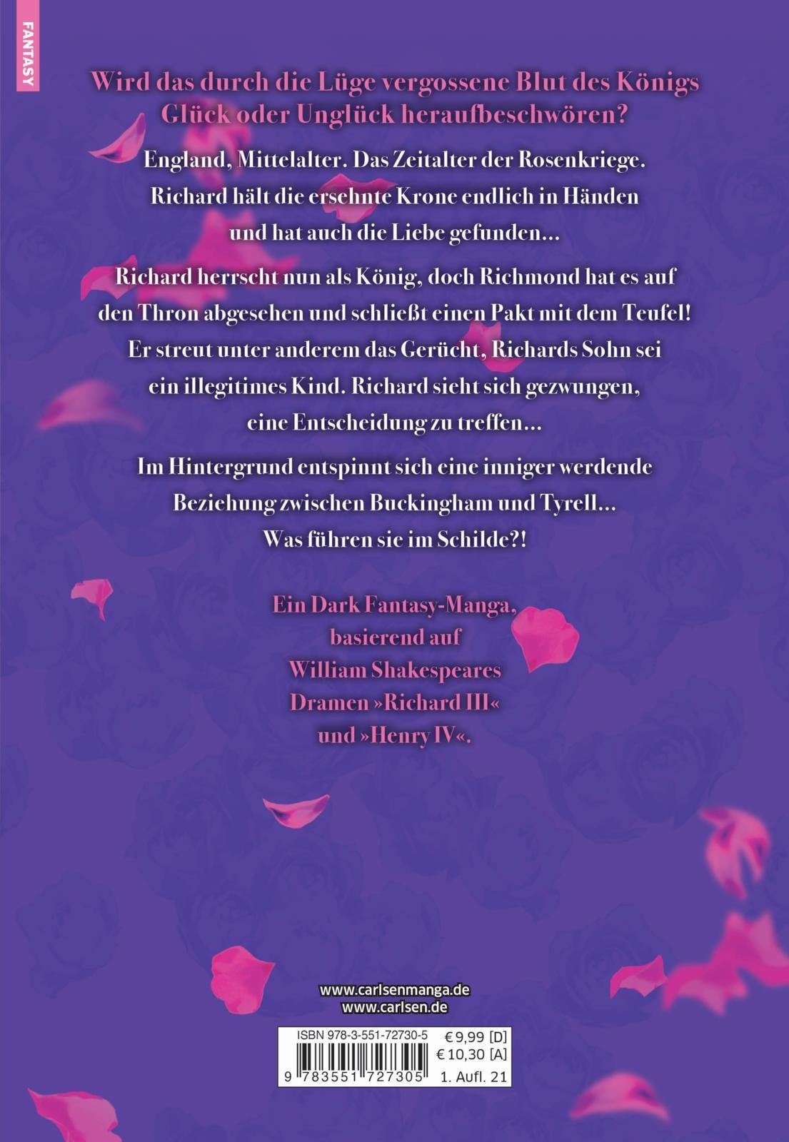 Thumbnail - Requiem Of The Rose King 14 | Düsterer Manga Um Den Krieg Der Rosen...