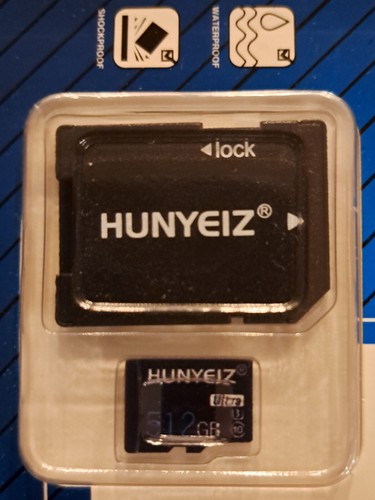 Micro SD 512GB Memory Card + SD Adapter - Class 10 High Speed TF Card - Picture 2 of 5