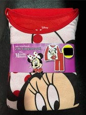 DISNEY MINNIE MOUSE FLANNEL PAJAMA SET 2PC RED