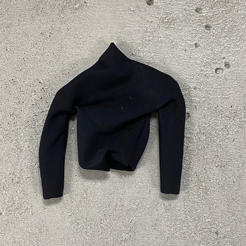 SU-CP-BK: Black Long Sleeve compression shirt for 6"~7" Muscular Body - 第 1/4 張圖片