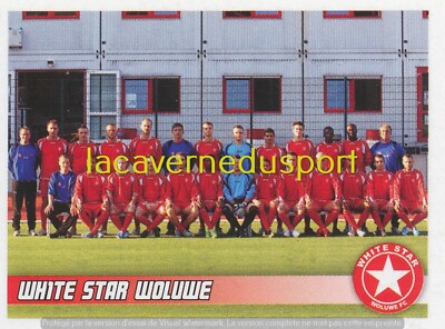 554 TEAM TEAM WHITE STAR WOLUWE STICKER PANINI FUSSBALL BELGIEN 2010 2011