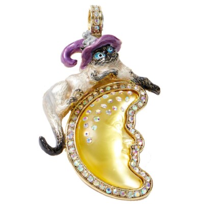 Kirks Folly Salem Cat Over the Goddess Moon Shadow Magnetic Enhancer 