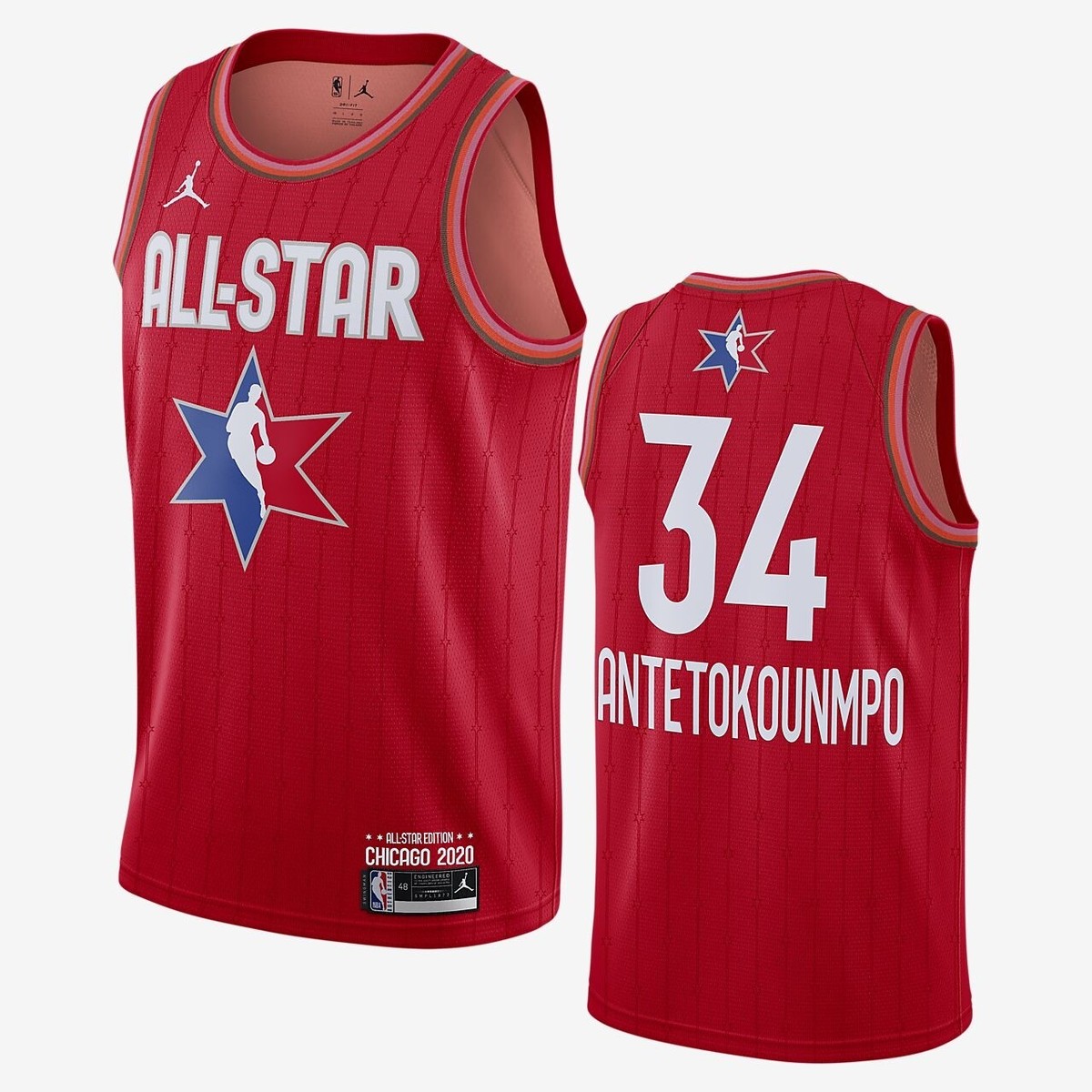 Nike Giannis Antetokounmpo NBA All Star 2020 Jersey NBA Finals