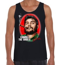 Che Guevara Cambio The World Uomo Canotta Maglia - Politici Cuba