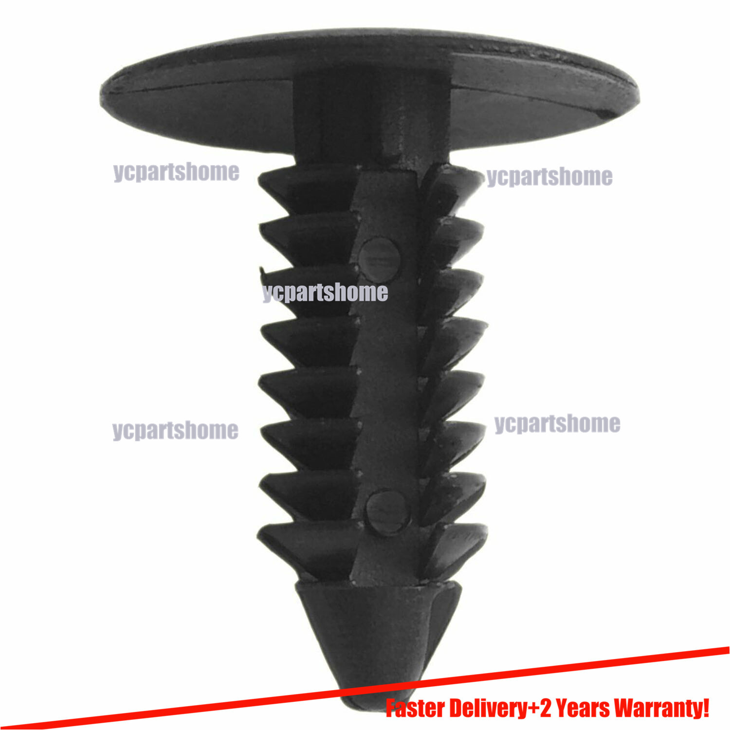 100X 8mm Bumper Clips Auto Car Hole Plastic Rivets Fastener Fender Push Pin NEW eBay