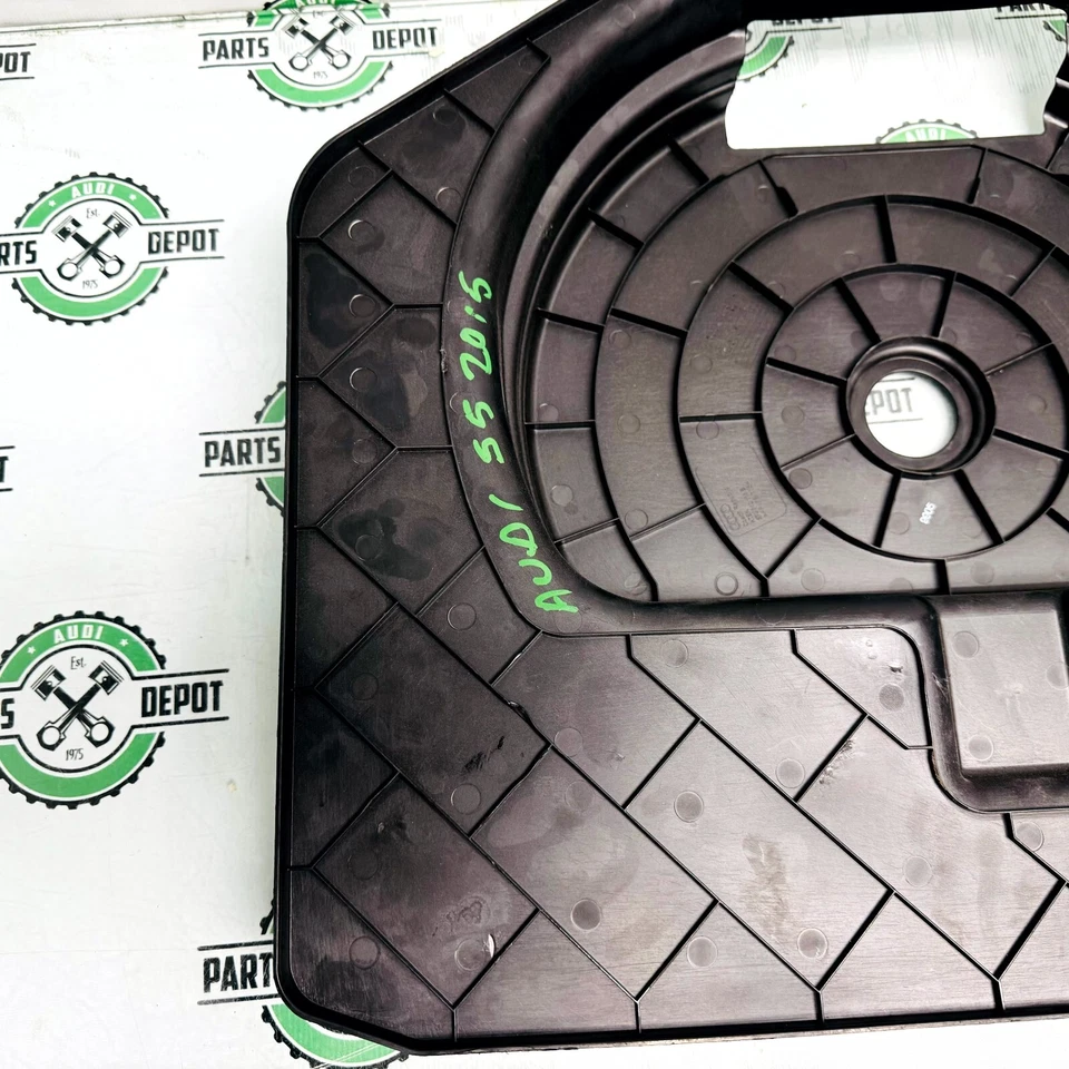 13-16 AUDI A5 QUATTRO S5 MALETERO TRASERO EMERGENCIA RUEDA REPUESTO NEUMÁTICO CUBIERTA PANEL OEM Foto 3 de 4